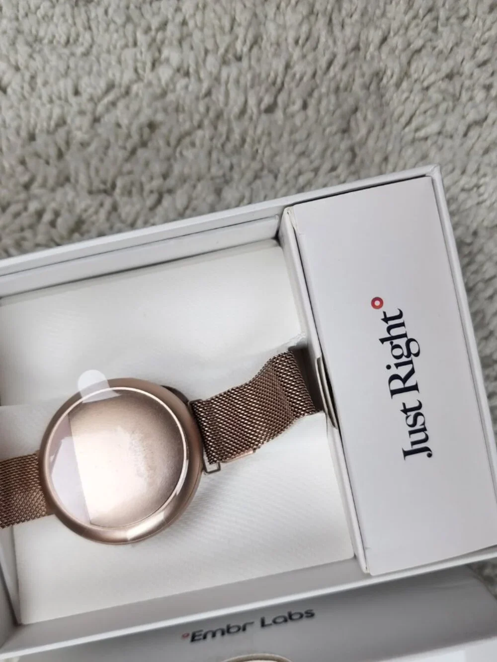 Embr Wave 2 Cooling & Warming Wristband UNTESTED AS IS .Rose Gold Edition 0